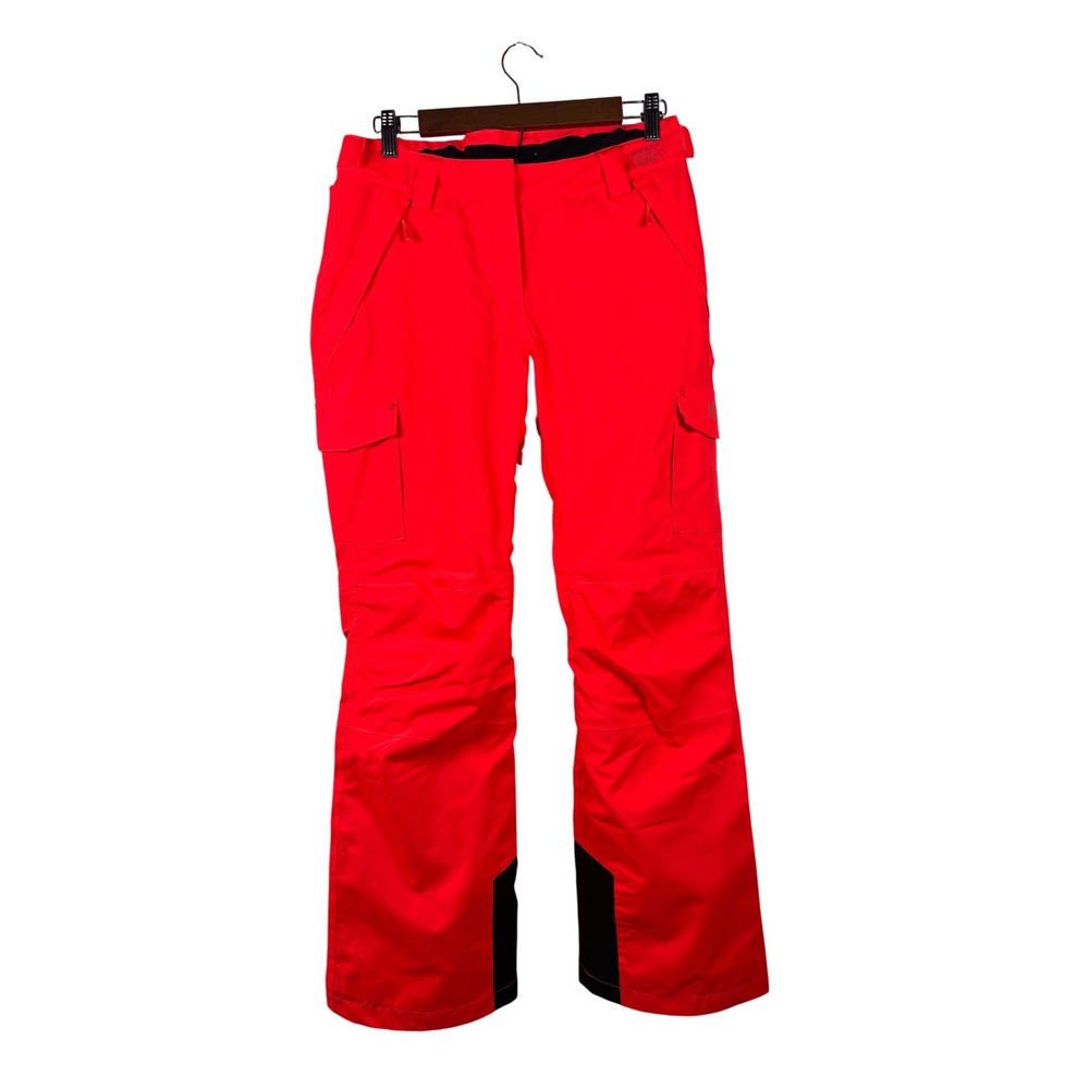 Helly Hansen Switch Cargo Snow Pants Small Neon Coral RECCO Ski Snowboard